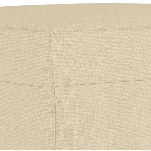 VidaXL 3-dijelni set sofa s jastucima krem od tkanine Slike