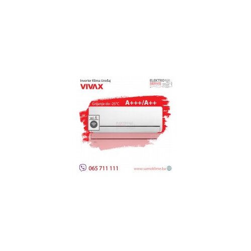  Inverter klima uredjaj Vivax APC-18CH50AEHI Bijela -25C Cijene