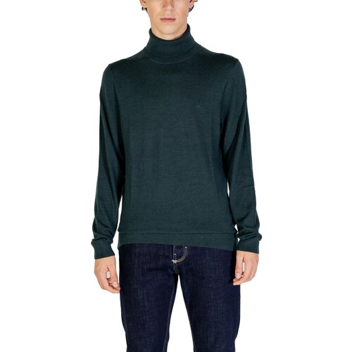 Calvin Klein Jeans Telovniki & Jope MERINO RWS TURTLE K10K110420 Zelena Cene