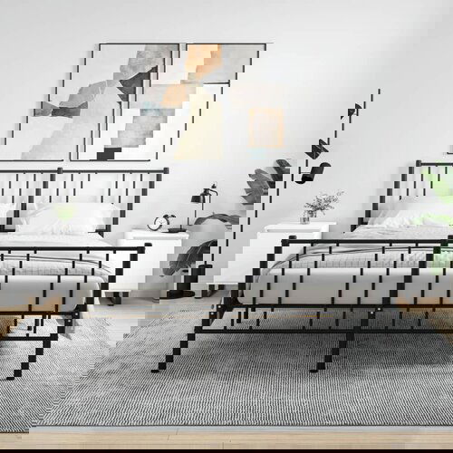 VidaXL Noćni ormarići 2 kom bijeli 40 x 30 x 50 cm konstruirano drvo Slike