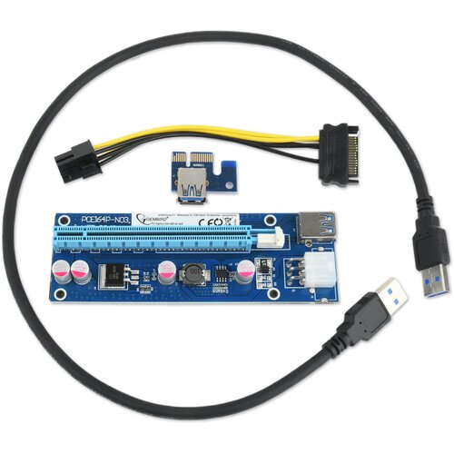 Gembird PCI Riser Mining Extender USB 3,0 PCIEX-03 Slike