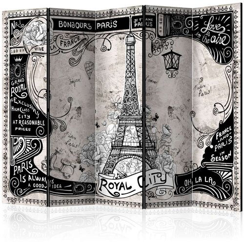  Paravan u 5 dijelova - Bonjour Paris II [Room Dividers] 225x172 Slike