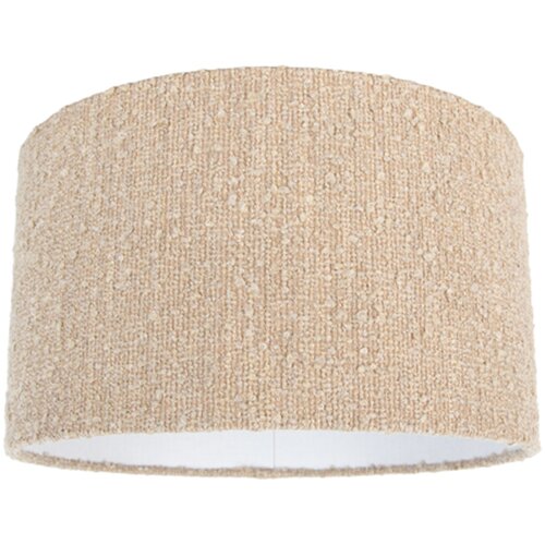 QAZQA Stoffen lampenkap beige met boucl&eacute; stof 35/35/20 Cene