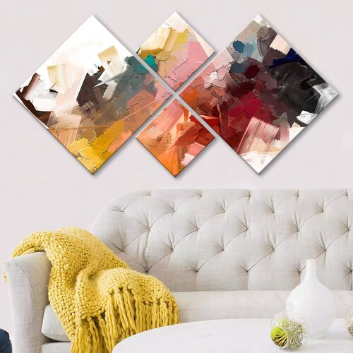 Wallity slika 4MDF1421588813, 60x115 cm, 4 dela Cene