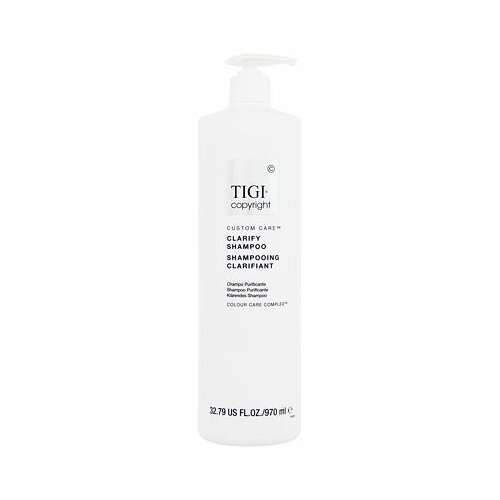 Tigi copyright custom care clarify shampoo &amp;scaron;ampon za posvjetljivanje kose 970 ml za žene Slike