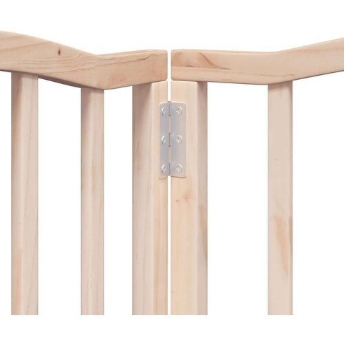 vidaXL Ograda za pse z vrati zložljiva 15 panelov 750 cm topolovina Cene