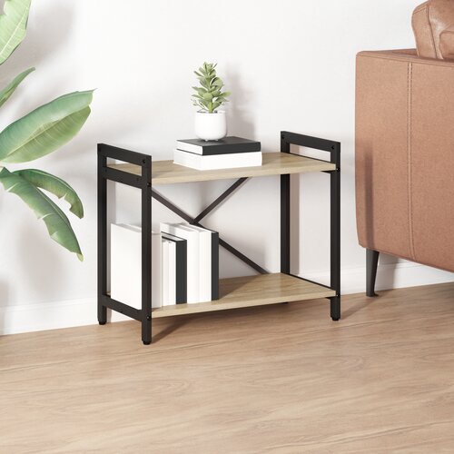 vidaXL Knjižna omara sonoma hrast 60 x 30 x 48.5 cm Konstruiran les Cene