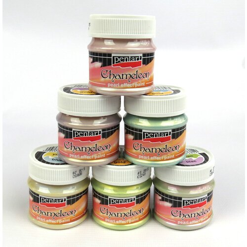  Akrilna boja biserna Chameleon - 50 ml (akrilne boje PENTART) Slike