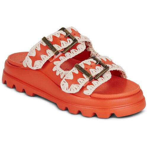 Mou Natikači EVA ONE-PIECE SLIDE TWO-BUCKLE Oranžna Cene