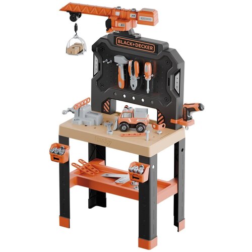 Smoby Black &amp;amp; Decker Workbench with Crane Slike