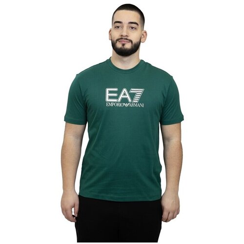 Emporio Armani Majice s kratkimi rokavi Emporio Ea7 Zelena Cene