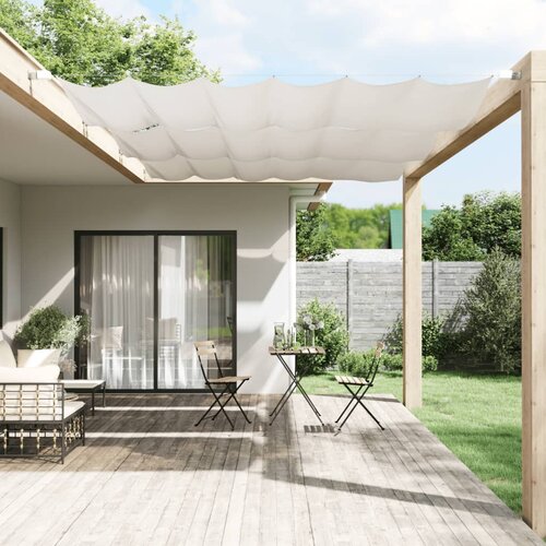 The Living Store Vertikalna markiza bela 140x270 cm tkanina oxford - Vertikalna Markiza, (21750595) Cene