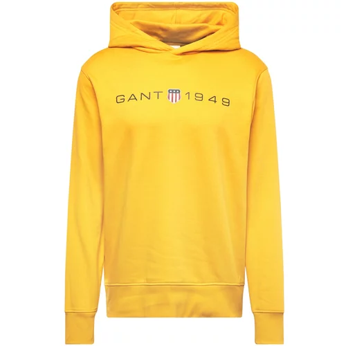 Gant Sweater majica mornarsko plava / narančasto žuta / svijetlo crvena / bijela