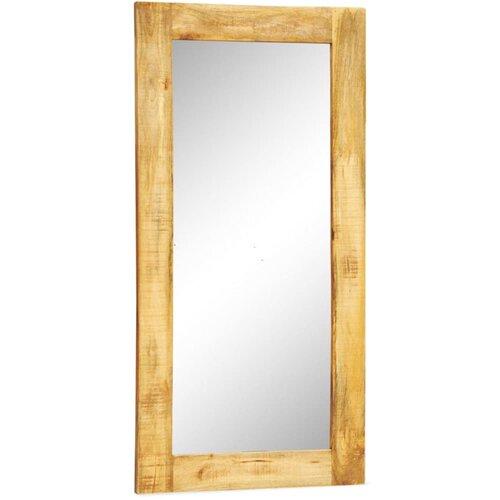 VidaXL Pravokutno zidno ogledalo s okvirom od masivnog drveta 120 x 60 cm Slike