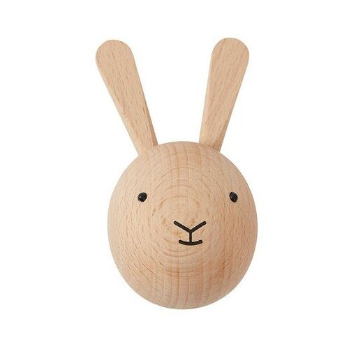 OYOY Mini Stenski obe&amp;scaron;alnik iz masivne bukve v naravni barvi Rabbit &amp;ndash; Slike