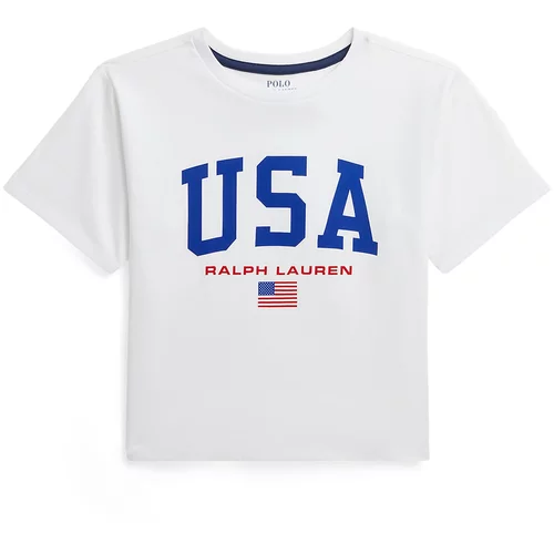 Polo Ralph Lauren Majica 'USA' mornarsko plava / crvena / bijela