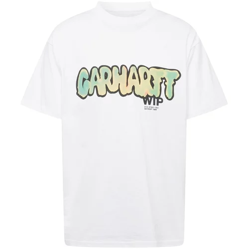 Carhartt WIP Majica 'Drip' turkizna / svetlo rumena / črna / bela
