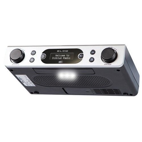 Blow RK2 kuhinjski radio FM/DAB+ 2 &amp;times; 5 W s LCD zaslonom &amp;ndash; srebrni Slike