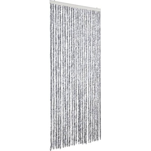 vidaXL Zavesa proti mrčesu bela in siva 100x200 cm šenilja, (21086092) Cene