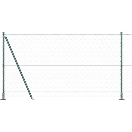  Stup za ogradu Zelena 25 x 1 2 m (mreža 50 mm) Čelik Slike