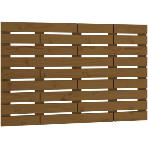 Maison Chic stensko posteljno vzglavje - vzglavna omarica - nočna omarica medeno rjavo 96x3x63 cm borovina, (21706916) Cene