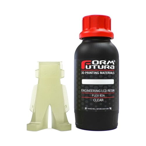 Formfutura resin engineering lcd series flex 82A clear Slike