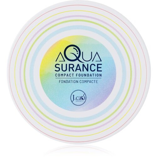 J.Cat Beauty Aquasurance kompaktni pudrasti make-up za srednje in izdatno prekrivanje odtenek 101 Ivory 9 g Slike