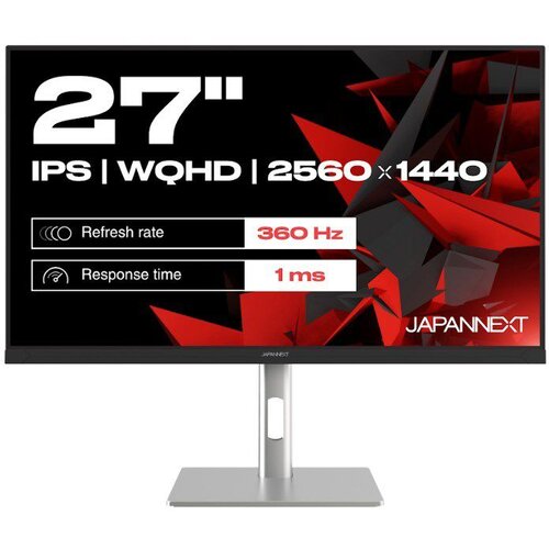  JAPAEXT JN-I270WQHD300F-HSP computer monitor 68.6 cm (27) 2560 x 1440 pixels Wide Quad HD LED Grey Slike