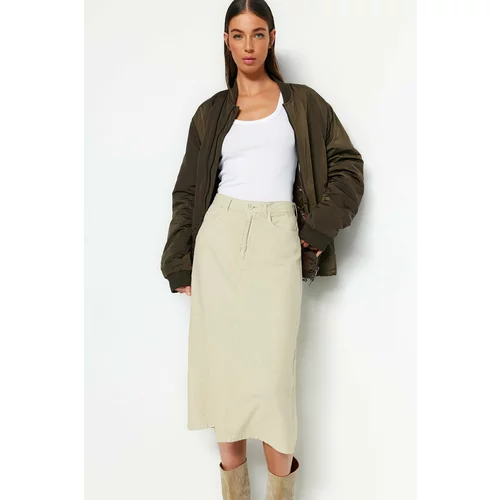 Trendyol Skirt - Beige - Maxi