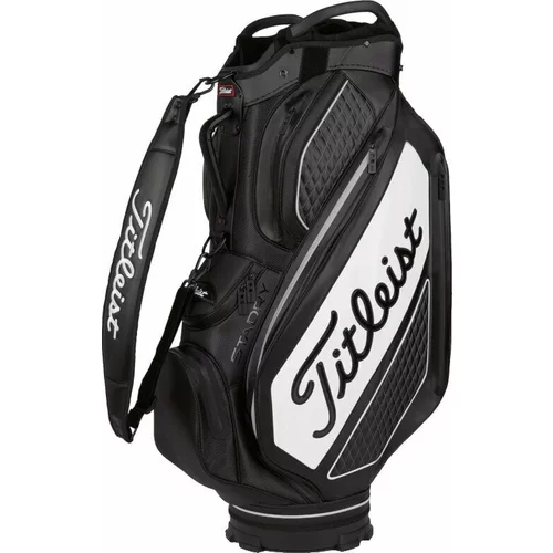 Titleist Tour Series Premium StaDry Cart Black/White Golf torba Cart Bag