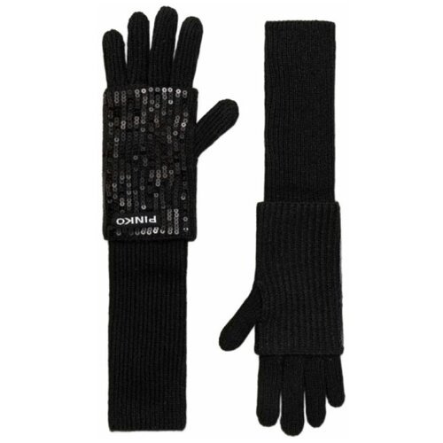Pinko Rokavice 107254 A3ej Gardenia Guanto Costa Črna Slike