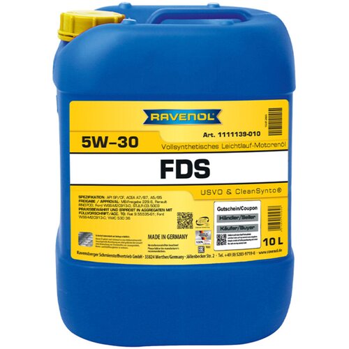 RAVENOL Motorno ulje FDS 5W-30, 10 l Cene