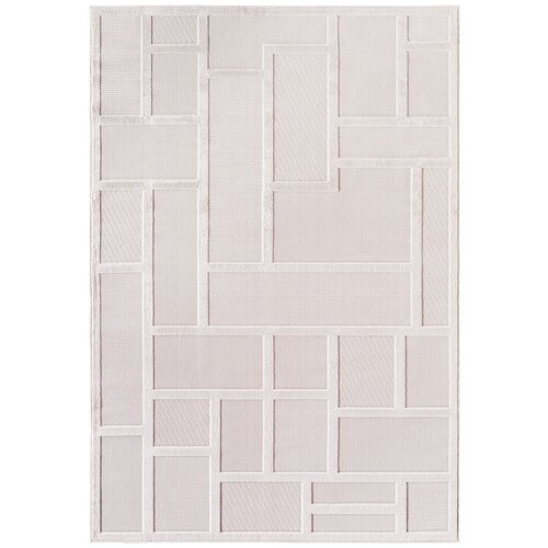 Ayyildiz Carpets Kremno bel zunanji in notranji tekač 80x150 cm Doha 1657 Cream &amp;ndash; Slike