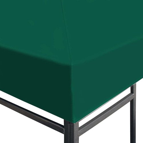 vidaXL Streha za paviljon 310 g/m² 4x3 m zelena Cene