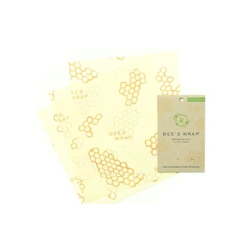 Bee’s Wrap Povoščene krpe 3-delni set - Medium (25x27,5cm) Cene