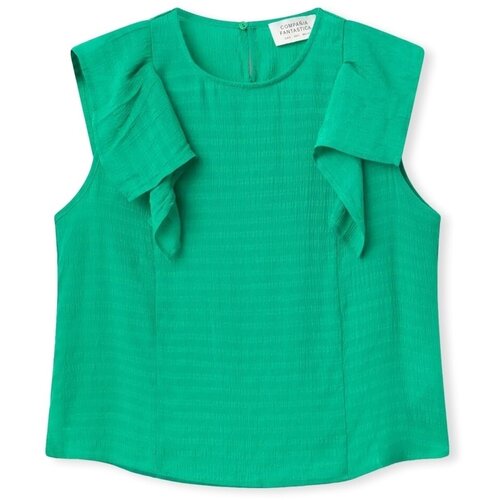 Compania Fantastica Topi & Bluze COMPAÑIA FANTÁSTICA Top 11036 - Green Zelena Cene