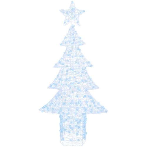 Božićno drvce s 240 LED svjetlima Hladna bijela 180 cm Akril Slike