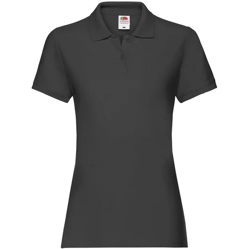 Fruit Of The Loom Black Polo