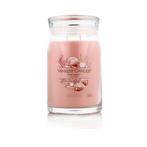 Yankee Candle Signature Pink Sands 567 g di&amp;scaron;eča svečka Slike