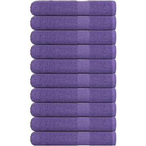 Furnova Brisače za savno 10 kos vijolična 80x200cm 360 g/m² 100% bombaž, (21916734) Cene