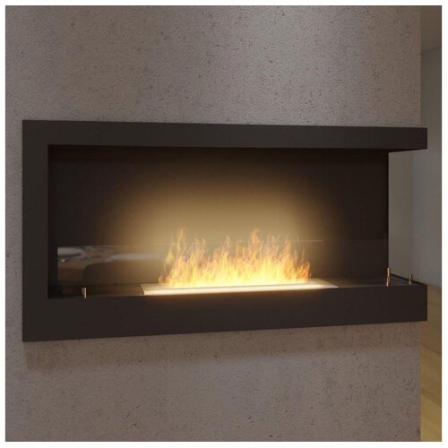  InFire - Ugaoni BIO kamin 45x90 cm 3kW crna Cene