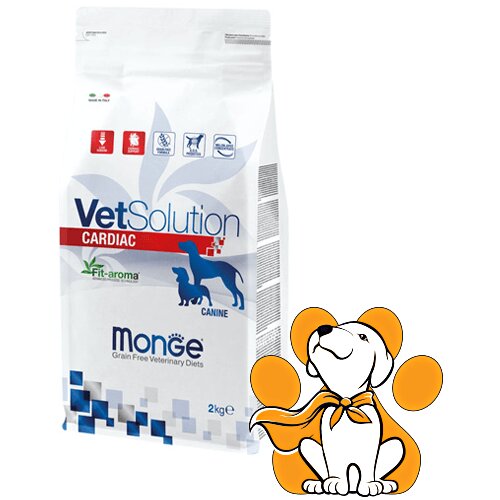 Monge VetSolution Cardiac 2kg, Dijetalna Hrana Za Srčana Oboljenja Kod Pasa Slike