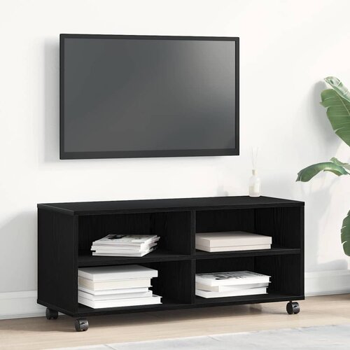 TV ormar Crna 90 x 35 x 40.5 cm Konstruirano drvo Cijene