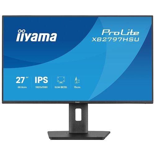 Iiyama ProLite XB2797HSU-B1 računalni monitor 68,6 cm (27&amp;quot;) 1920 x 1080 pikseli Full HD LED Črna Slike