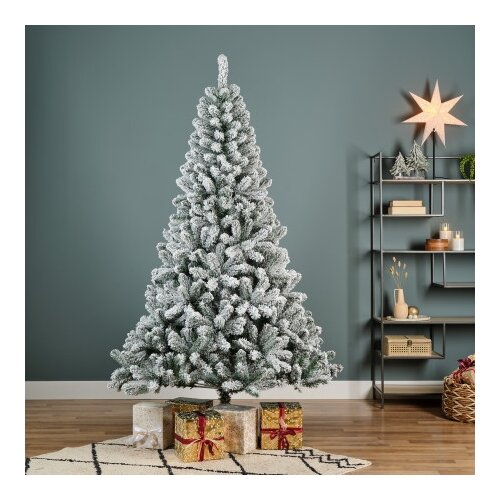 DEKOR DOM novogodi&amp;scaron;nja jelka monarch pine snowy 300cm ( 045418 ) Slike
