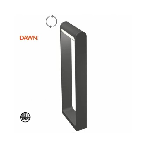 Dawn led svetiljka 0230-600 stubna 12W 3000K IP65 siva Slike
