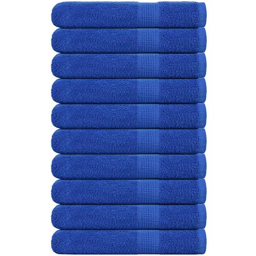 vidaXL Brisače 10 kos modra 100x200 cm 360 g/m² 100% bombaž Cene