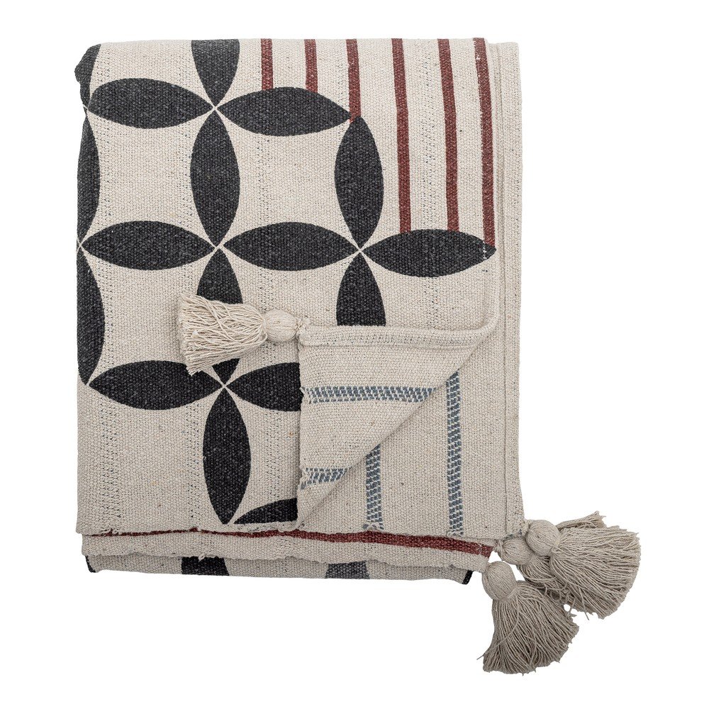 Bloomingville Odeja iz me&scaron;anice bombaža 130x155 cm Forma &ndash; Cene