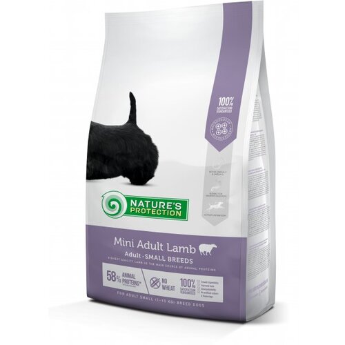 Nature's Protection Hrana za pse Mini Adult Lamb, 500g Cene