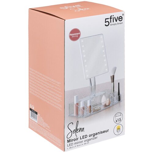 Five ogledalo sa organizatorom selena 28,2X16,4X38Cm pp prozirna Cene